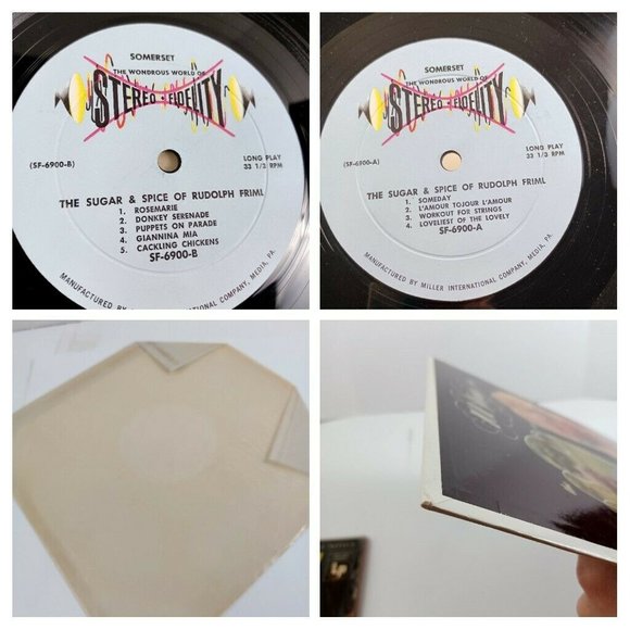 101 Strings Play The Sugar/Spice Of Rudolf Friml Vinyl 50s *MIN WEAR - Picture 11 of 14